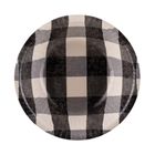 PartyDeco, miseczki papierowe, w kratę, 17-4.5 cm, 6 szt.