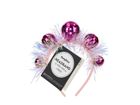 PartyDeco, opaska na głowę, kule disco, różowe, 17.5-17.5 cm