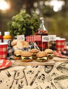 PartyDeco, ozdobne pikery na grilla, 15 cm, 12 szt.