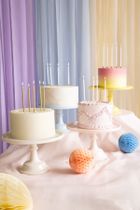 PartyDeco, patera na słodycze, żółty, 24-14,5 cm