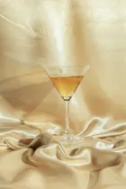 PartyDeco, satyna gładka, złoty, 0,48-9m