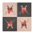PartyDeco, serwetki papierowe, bbq, 33-33 cm, 20 szt.