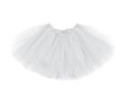 PartyDeco, spódniczka baletowa tutu, biały, 80-34 cm