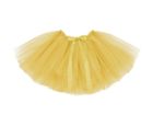 PartyDeco, spódniczka baletowa tutu, żółty, 60-30 cm