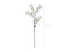 PartyDeco, sztuczny kwiat, kwitnąca wiśnia, biały, 97 cm, 1 szt.