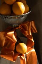 PartyDeco, tasiemka satynowa, rdzawy, 100 mm/25m