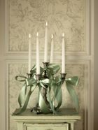 PartyDeco, tasiemka satynowa, szałwiowy, 38 mm/25m