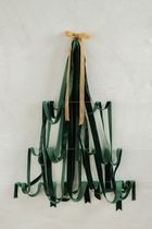 PartyDeco, tasiemka welurowa, butelkowa zieleń, 25 mm/10m