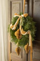 PartyDeco, tasiemka welurowa, zimny złoty, 25 mm/10m