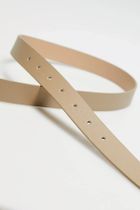 Pasek damski, beżowy, Moodo