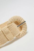 Pasek damski, beżowy, Moodo