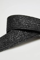 Pasek damski, czarny, Moodo