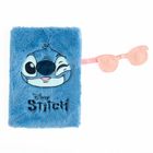 Paso, Lilo i Stitch, pamiętnik na magnes, pluszowy, 96 kartek, linia, niebieski