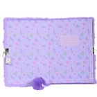 Paso, Lilo i Stitch, pamiętnik z kłódką, pluszowy, A5, 96 kartek, linia, fioletowy, Dreamer