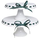 Patera ze wstążką, zielona, 31 cm