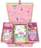 Pecoware, zestaw w pudełku z półkami, flaming