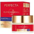 Perfecta, Klinika Wieku, elastynowy krem intensywnie odżywczy na noc 60+, 50 ml