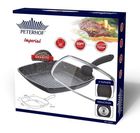 Peterhof, patelnia granitowa grill, Imperial, 28-29 cm