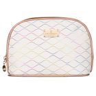 Peterson, kosmetyczka, 1-komorowa, biało-kolorowa