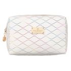 Peterson, kosmetyczka prostokątna, biało-kolorowa