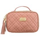 Peterson, kosmetyczka z uchwytem, tkanina syntetyczna, różowa