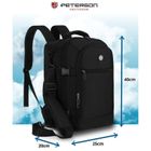 Peterson, plecak podróżny, czarny