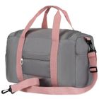 Peterson, sportowa torba podróżna, szaro-różowa