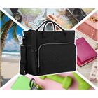 Peterson, torba podróżna z uchwytem na walizkę, czarna