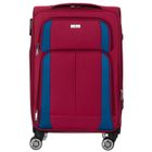 Peterson, walizka kabinowa, czerwono-niebieska, 58 cm