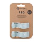 Petite&Mars, Peg, klipsy do wózka, Green, 2 szt.