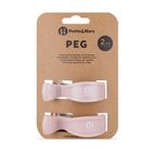 Petite&Mars, Peg, klipsy do wózka, Rose, 2 szt.