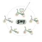 Petite&Mars, Turbo, rowerek trójkołowy 5w1, Green Twist