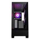 Phanteks, obudowa komputerowa, XT View Tempered Glass Windows, D-RGB, czarna