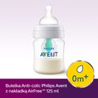 Philips Avent, Anti-colic, AirFree, butelka z nakładką antykolkową, 125 ml