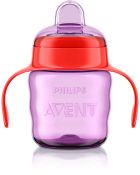 Philips Avent, Classic, kubek niekapek, fioletowy, 6m+, 200 ml