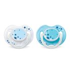Philips Avent, nocny smoczek uspokajający, ze świecącym uchwytem, 0-6m, 2 szt.