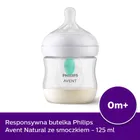 Philips Avent, Responsywne Butelki Natural, Air Free, butelka z wentylem, 0m+, 125 ml