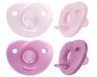 Philips Avent, Soothie, smoczek uspokajający, dziewczynka, 0-6 m, 2 szt.
