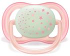 Philips Avent, Ultra Air, Night, smoczek uspokajający, różowy, 0-6m