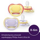 Philips Avent, Ultra Air, smoczek ortodontyczny, 0-6 m 2 szt.