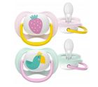 Philips Avent, Ultra Air, smoczek ortodontyczny, 0-6m, 2 szt.