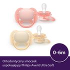 Philips Avent, Ultra Soft, smoczek ortodontyczny, 0-6 m, 2 szt.