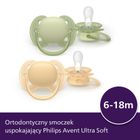 Philips Avent, Ultra Soft, smoczek ortodontyczny, 6-18 m, 2 szt.