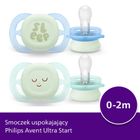 Philips Avent, Ultra Start, smoczek ortodontyczny, 0-2 m, 2 szt.