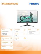 Philips, monitor, 27", 27M2N3500NL, Fast VA, 180Hz, HDMIx2, DP