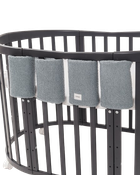 Piapimo, Teddy, ochraniacze modułowe na łóżeczko, szałwia, 4 szt.