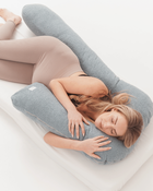 Piapimo, Teddy, poduszka ciążowa do spania, typ 7, szałwia