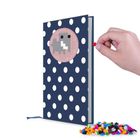 Pixie Crew, zeszyt A5, w linię, kropki, różowy panel, 1 szt.