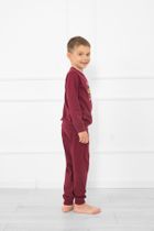 Piżama chłopięca, bordowa, Italian Fashion