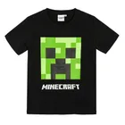 Piżama chłopięca, czarno-zielona, Minecraft